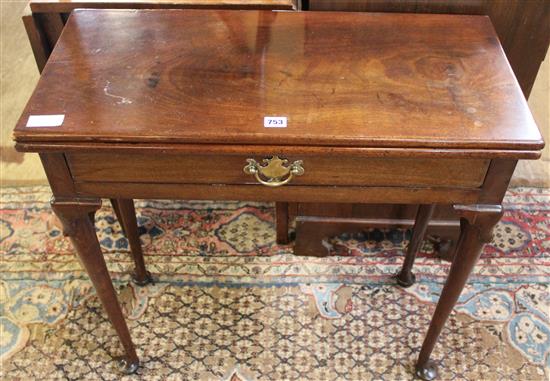 Mahogany tea table